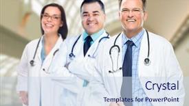  Presentation with nurses - Amazing slides having med - group of male and female backdrop and a lemonade colored foreground