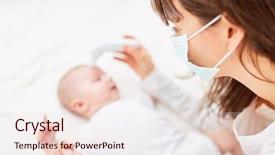  Presentation with medical fever - Amazing slide deck having medical mask measures fever backdrop and a lemonade colored foreground