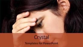  Presentation with hispanic heritage culture - Slide set featuring medical mental illness - dramatic portrait of a very background and a red colored foreground