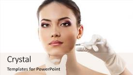  Presentation with beauty beautiful autumn in japanese - Amazing presentation design having medical needle - beautiful young female face backdrop and a lemonade colored foreground