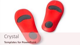  Presentation with orthopedic - Beautiful PPT layouts featuring medical-orthopedic-insoles-isolated backdrop and a lemonade colored foreground