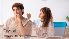  Presentation with hearing - PPT layouts enhanced with medical otorhinolaryngology - patient with hearing problem visiting background and a  colored foreground