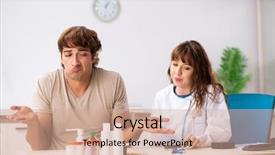  Presentation with hearing - Audience pleasing PPT theme consisting of medical otorhinolaryngology - patient with hearing problem visiting backdrop and a  colored foreground