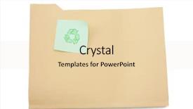  Presentation with file folder - Cool new presentation theme with medical papers - file folder backdrop and a  colored foreground