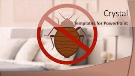  Presentation with road stop sign - Audience pleasing presentation theme consisting of medical parasite - stop bug sign and clean backdrop and a lemonade colored foreground