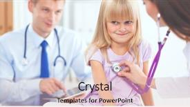  Presentation with metabolic syndrome doctor examining - PPT theme consisting of medical patients - female doctor examining child background and a  colored foreground