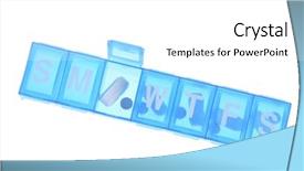  Presentation with prescription - Beautiful theme featuring medical perscription - daily prescription reminder organizer backdrop and a white colored foreground