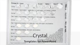  Presentation with prescription - Colorful slides enhanced with medical perscription - prescription blister pack of steroids backdrop and a  colored foreground