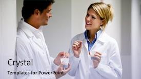  Presentation with cold brew coffee - Amazing slide deck having medical personnel having coffee break backdrop and a lemonade colored foreground