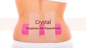  Presentation with muscle - Amazing presentation design having medical physical rehabilitation - picture of a special physio backdrop and a lemonade colored foreground