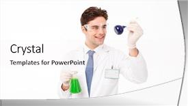  Presentation with medical physics - Beautiful slides featuring physics medical sciences - portrait of a smiling young backdrop and a white colored foreground