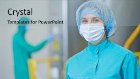  Presentation with pharmaceutical factory - Colorful presentation theme enhanced with woman getting manicure colorful artificial nails on shelves in beauty shop close up woman hand while process of manicure in nail shop beautiful concept backdrop and a light gray colored foreground.