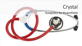  Presentation with medical profession - Cool new PPT layouts with medical profession and cardiovascular disease backdrop and a  colored foreground