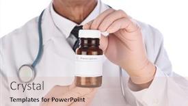  Presentation with hands holding - Presentation theme consisting of medical-professional-holding-a-perscription background and a lemonade colored foreground