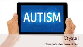  Presentation with autism children - Cool new theme with children autism concept old man backdrop and a lemonade colored foreground