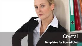  Presentation with methods to protect against unwanted precnancy in m - PPT theme enhanced with legal paper - businesswoman leaning against bookshelf background and a dark gray colored foreground