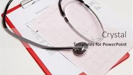  Presentation with report - Beautiful PPT layouts featuring medical-report-and-cardiogram backdrop and a lemonade colored foreground