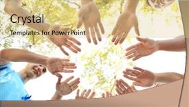  Presentation with prostate cancer - Audience pleasing presentation design consisting of medical reproductive system - young men in t-shirts backdrop and a lemonade colored foreground