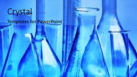  Presentation with forensics - Presentation theme enhanced with medical science equipment research laboratory background and a light blue colored foreground