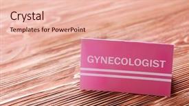  Presentation with medical service - Cool new presentation theme with medical service concept visiting card backdrop and a lemonade colored foreground