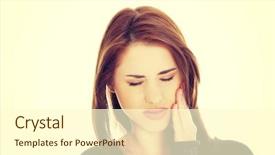  Presentation with prayer teen - Audience pleasing presentation design consisting of medical shee - teen woman pressing her bruised backdrop and a cream colored foreground