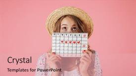  Presentation with woman diversity women socialize unity - Cool new PPT theme with medical showing time medicine - portrait of a pretty young backdrop and a lemonade colored foreground