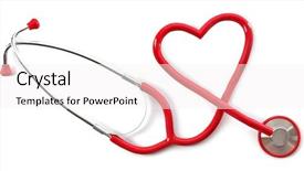 Presentation with lungs - Amazing PPT layouts having medical stethoscope in a heart backdrop and a white colored foreground
