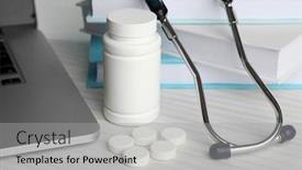  Presentation with medical books - 