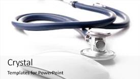  Presentation with law medical gavel and stethoscope - Presentation design with medical stethoscope with computer mouse background and a  colored foreground