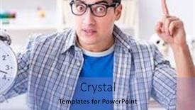  Presentation with medical student - Slides having medical-student-preparing-for-exams background and a teal colored foreground