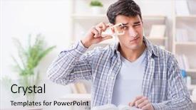  Presentation with medical student - Audience pleasing slide deck consisting of hospital waste - medical student sitting backdrop and a lemonade colored foreground