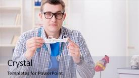  Presentation with heart medical - Presentation theme with cardiac academic - medical student studying heart background and a light gray colored foreground