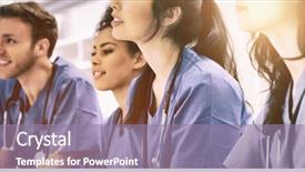  Presentation with medical students - Presentation with medical students listening sitting background and a coral colored foreground