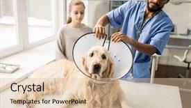  Presentation with funnel - Audience pleasing theme consisting of medical table and putting funnel backdrop and a lemonade colored foreground