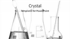  Presentation with an empty two way - Cool new slides with medical test experiment - two flasks with water backdrop and a white colored foreground