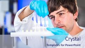  Presentation with scientific research - Colorful presentation enhanced with law - original 3d character backdrop and a gray colored foreground.