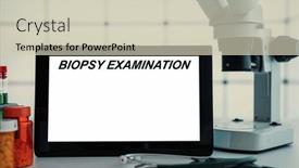  Presentation with medical procedures - Presentation with medical-tests-and-diagnostic-procedures background and a soft green colored foreground