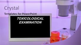  Presentation with medical procedures - PPT theme enhanced with medical-tests-and-diagnostic-procedures background and a light blue colored foreground