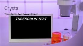  Presentation with medical procedures - Presentation theme having medical-tests-and-diagnostic-procedures background and a light blue colored foreground