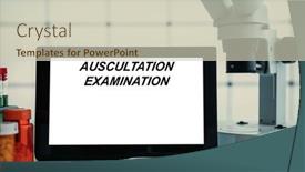  Presentation with medical procedures - Presentation with medical-tests-and-diagnostic-procedures background and a soft green colored foreground