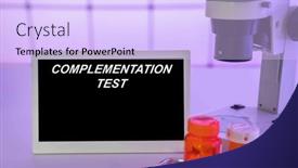  Presentation with medical procedures - Slide deck having medical-tests-and-diagnostic-procedures background and a light blue colored foreground