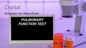  Presentation with medical procedures - PPT theme having medical-tests-and-diagnostic-procedures background and a light blue colored foreground