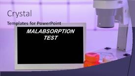  Presentation with medical procedures - Theme consisting of medical-tests-and-diagnostic-procedures background and a light blue colored foreground