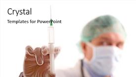  Presentation with tetanus - PPT theme with medical tetanus - doctor background and a white colored foreground