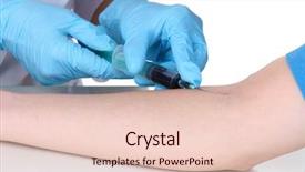  Presentation with tetanus - Slide deck with medical tetanus - nurse takes blood background and a lemonade colored foreground