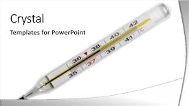  Presentation with medical pill medicine white blue - Colorful PPT layouts enhanced with medical thermometer isolated backdrop and a  colored foreground