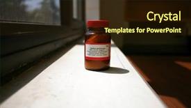  Presentation with sodium restricted - Amazing presentation theme having medical thyroiditis - bottle of sodium perchlorate sits backdrop and a wine colored foreground