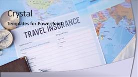  Presentation with treasure map old blank - Audience pleasing slides consisting of medical tour - blank travel insurance form backdrop and a light blue colored foreground