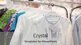  Presentation with medical foley - Slide set with medical uniform on a hangers background and a  colored foreground