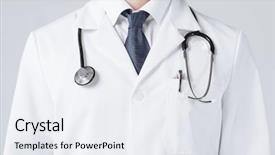  Presentation with baby doctor and family - Audience pleasing slide set consisting of medical uniforms - bright close up of male backdrop and a sky blue colored foreground